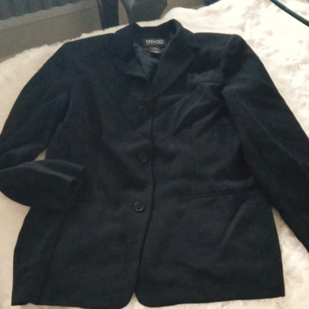 New York & Company Fabulous Three Button Blazer So Classic Size 10